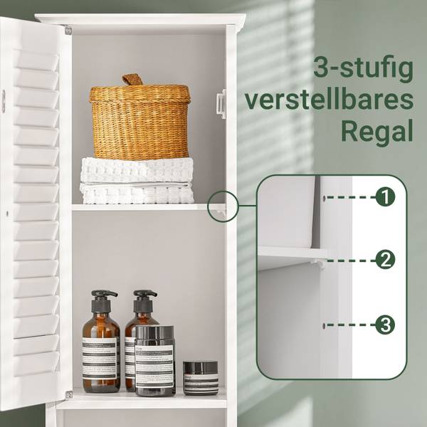 Hoge kast FRG236-W wit