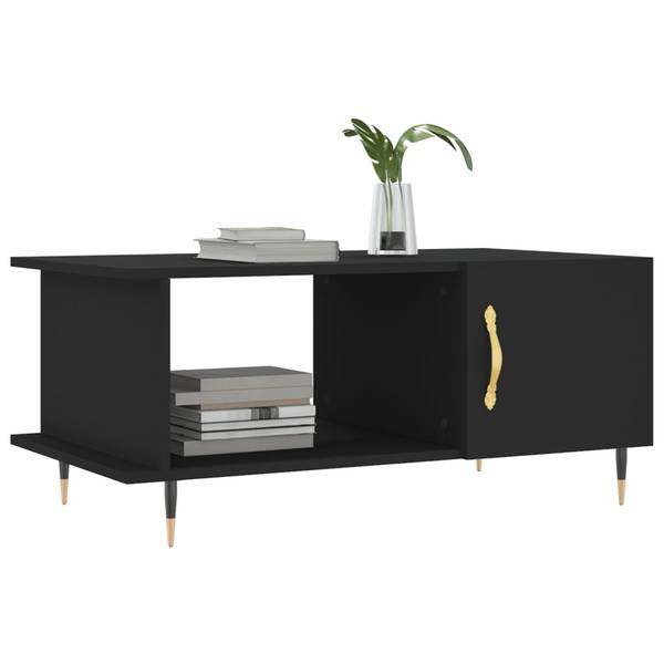 Couchtisch D627 Schwarz - Holzwerkstoff - 50 x 40 x 90 cm