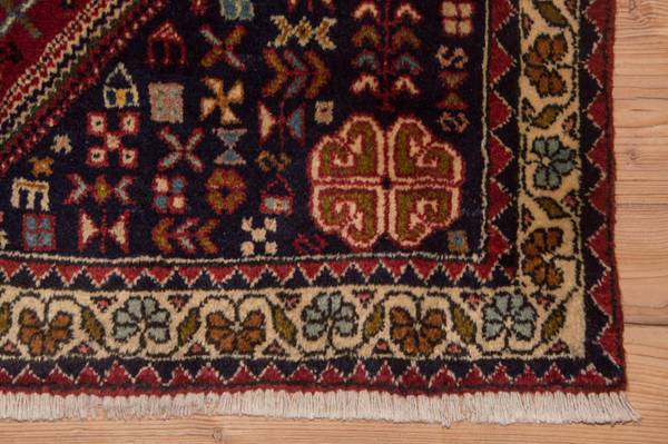 Orientteppich Nomadic Rot - Wolle - 92 x 1 x 278 cm