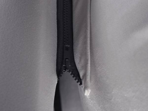 Lit double BATILLY Gris - Gris lumineux - 194 x 224 cm