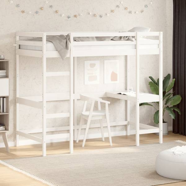 Hochbett D5013 Weiß