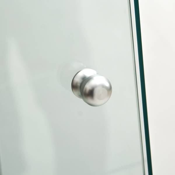 Glasvitrine DR-GQ01 Weiß - Glas - 36 x 164 x 42 cm