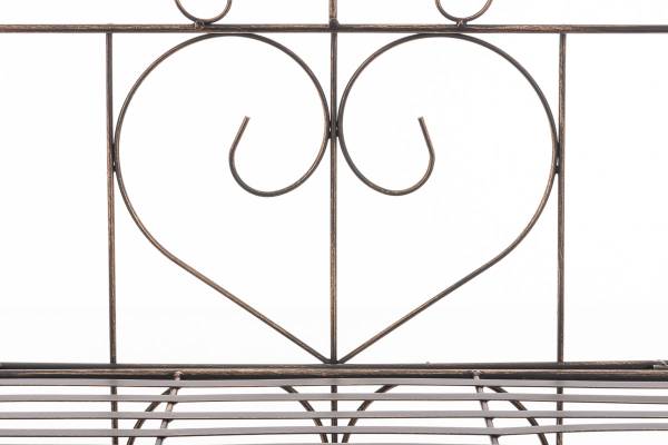 Standregal Lenja Braun - Metall - 60 x 160 x 30 cm