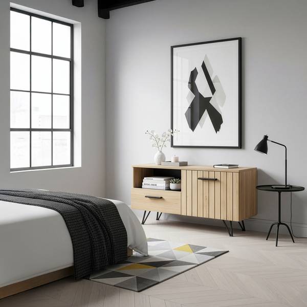 Fernsehschrank Noppen Breite: 100 cm