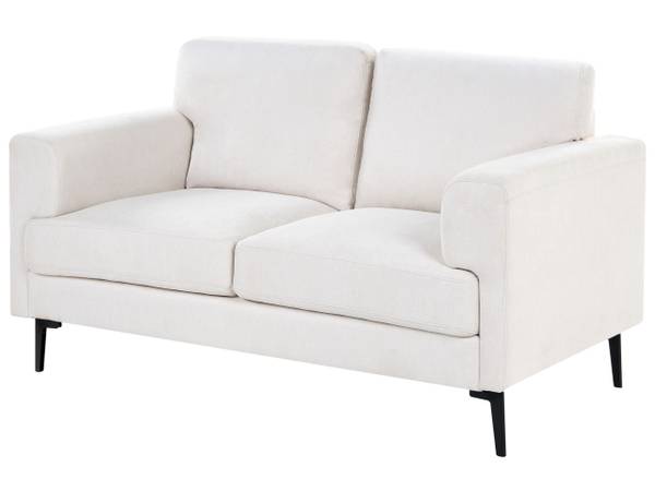 2-Sitzer Sofa LOUSTO Beige - Schwarz