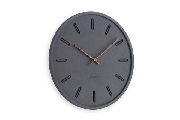 Wanduhr Wanduhren Zip Schwarz - Holzwerkstoff - 29 x 29 x 1 cm