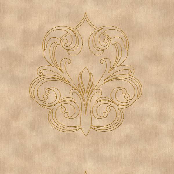 Tapete 3789 Barock Optik modern Design Braun - Gold