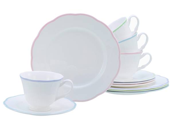 Kaffeeservice FLORINE Keramik - 22 x 17 x 29 cm