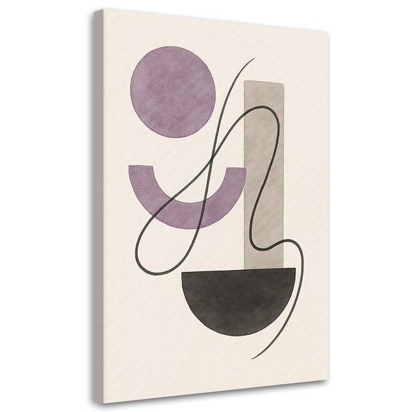Wandbild geometrische abstraktion 80 x 120 cm