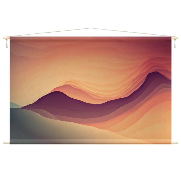 Wandteppich Wärmender Farbverlauf 205 x 137 cm