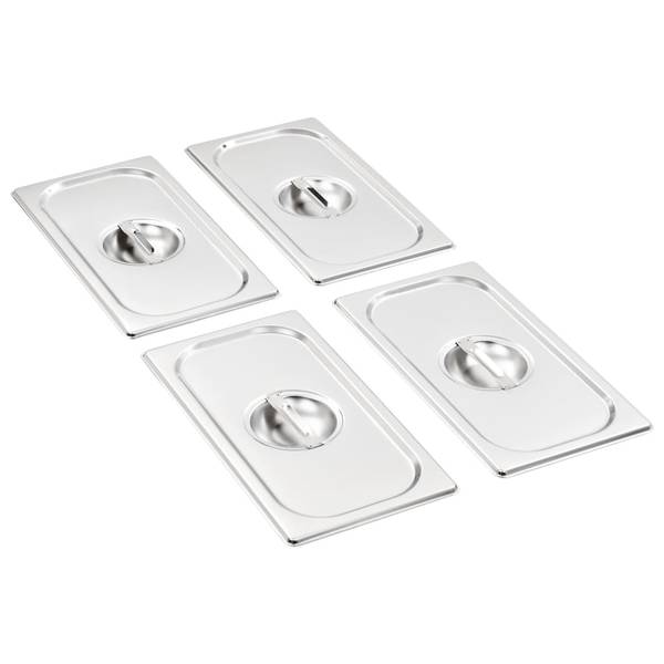 Pfannendeckel 50898 (4er Set) Silber - Edelstahl - 18 x 1 x 32 cm