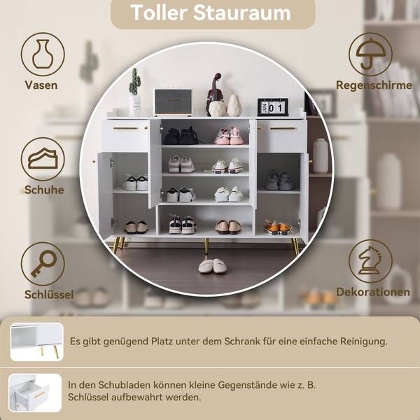 Schuhschrank LineDiana Ⅳ Weiß