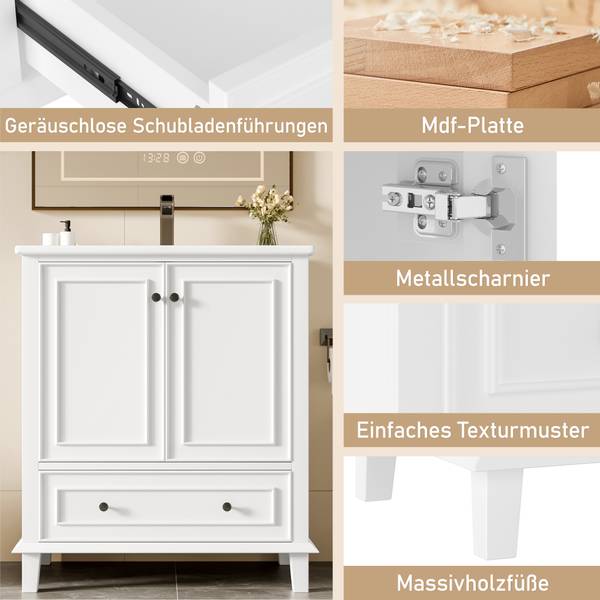 Meuble sous vasque Aphrodite Ⅱ Blanc