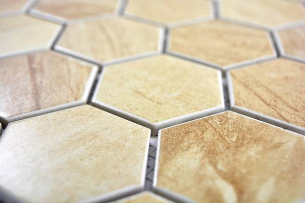 Mosaikfliesen 11G-1202 Beige - Keramik - 29 x 33 x 33 cm