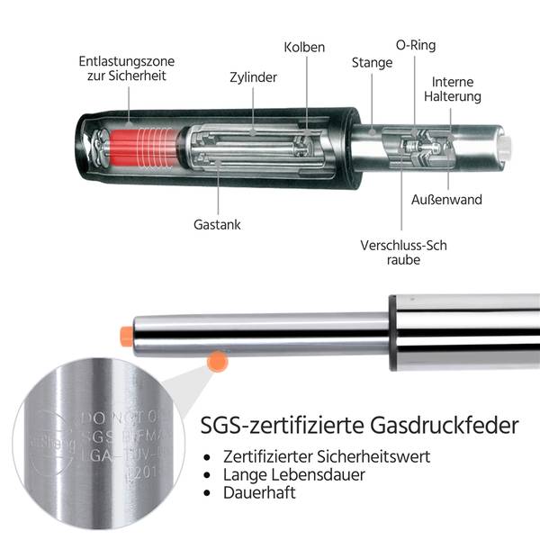 Drehstuhl ARA61 Schwarz