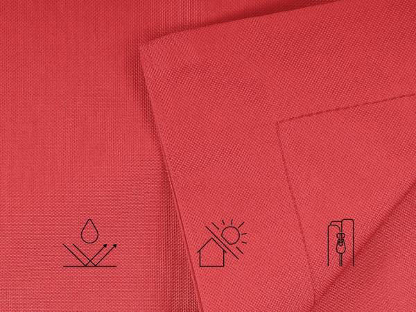 Sitzsack FUZZY 2-tlg Rot