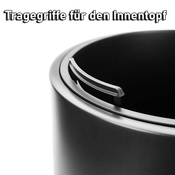 Blumentopf 1769956 2er Set Grau - Kunststoff - 58 x 46 x 58 cm