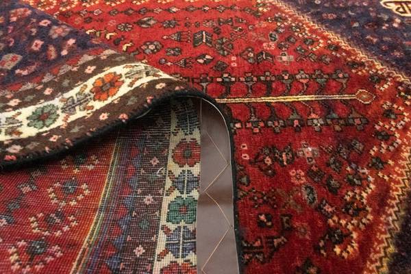 Handgeknüpft Kurzflorteppiche Rot - Wolle - 95 x 1 x 154 cm