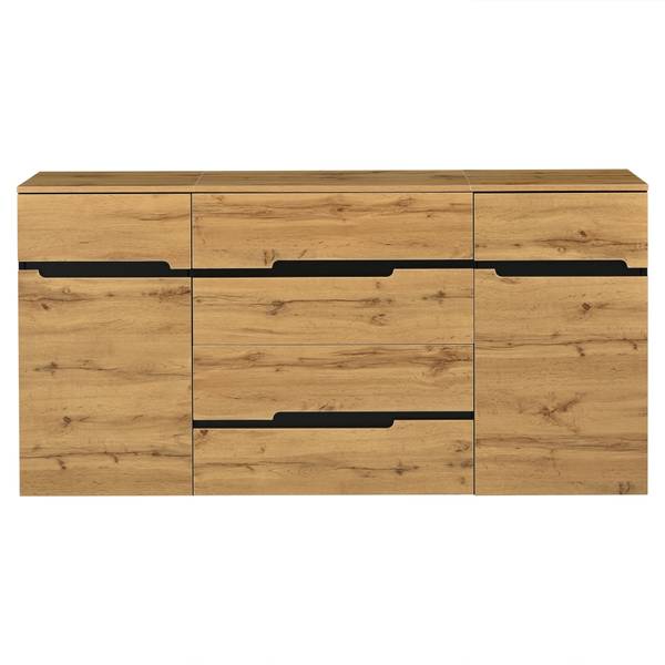 Sideboards Moonbow Braun - Holzwerkstoff - 160 x 80 x 40 cm