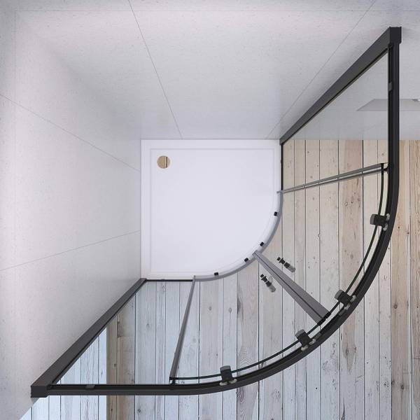 Duschabtrennung mit Schiebetüren 80 x 80 cm