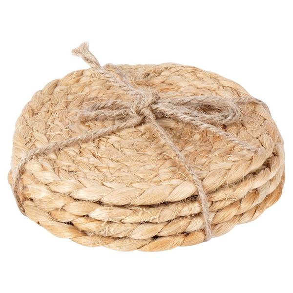 Tassenuntersetzer 4er 139408 Beige - Naturfaser - 10 x 1 x 10 cm
