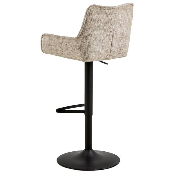 Barhocker Eddie 2er Set Beige - Textil - 51 x 114 x 51 cm