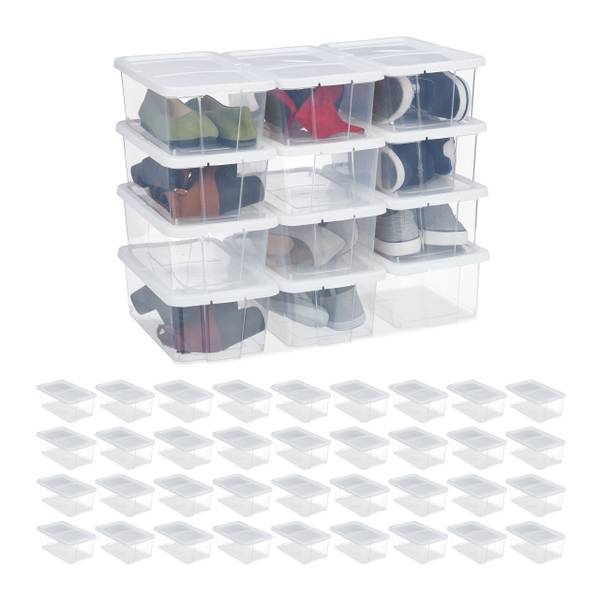 Boite Rangement Chaussures Susoso Lot De 20 Boîtes à Chaussures