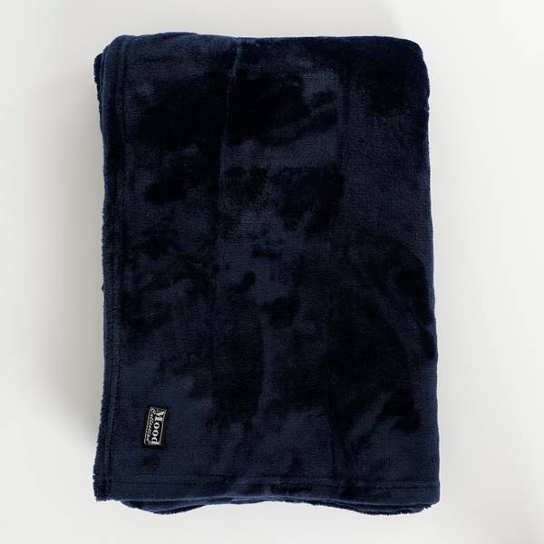 Plaid Mica donkerblauw