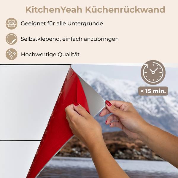 KÜCHENRÜCKWAND Hochlandrind 200 x 60 cm