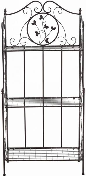Standregal Reus Schwarz - Metall - 58 x 118 x 33 cm