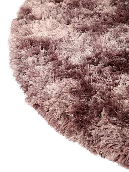 Hochflorteppich Bright Pink - Textil - 150 x 1 x 150 cm