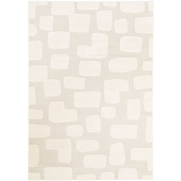 Kurzflorteppich  Meran Weiß - Polyester - 200 x 290 cm