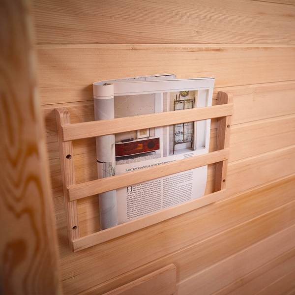 Infrarotkabine REDSUN DELUXE PLUS M Braun - Holz teilmassiv - 120 x 190 x 105 cm