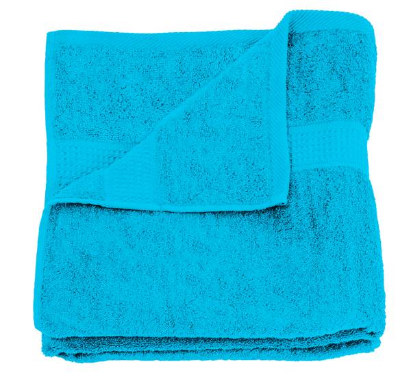 Badetuch türkis 100x150 cm Frottee Türkis - Frottee - 100 x 1 x 150 cm