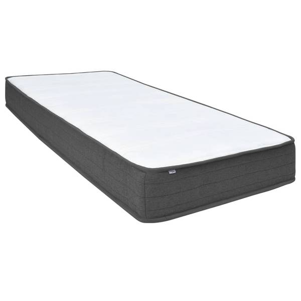 Boxspringbett 3002112-5 Grau - Polyester - 200 x 116 x 201 cm