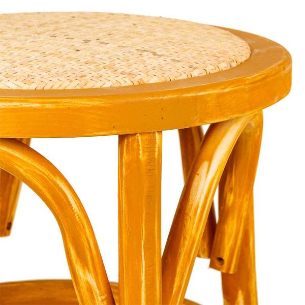 Hocker 4523318939 Braun - Massivholz - 40 x 45 x 40 cm