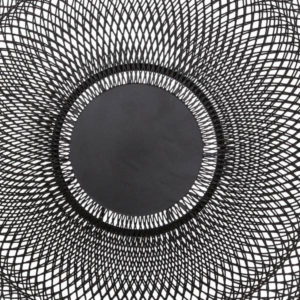 Corbeille MESH Noir - Métal - 27 x 12 x 27 cm