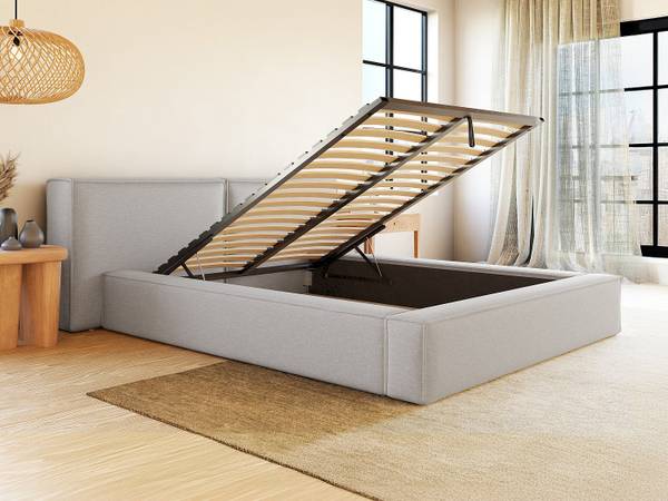 Bett mit Bettkasten TIMANO 206 x 249 cm