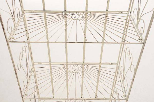 Opvouwrek Mia wit - metaal - 62 x 153 x 33 cm