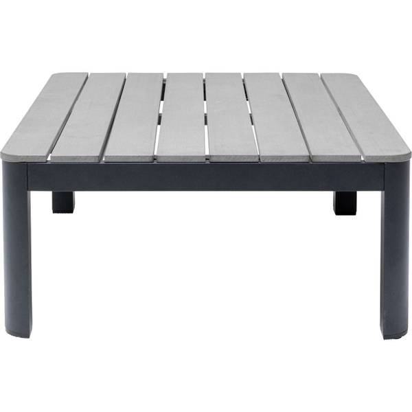 Table basse de jardin Holiday Gris - Métal - 71 x 33 x 90 cm
