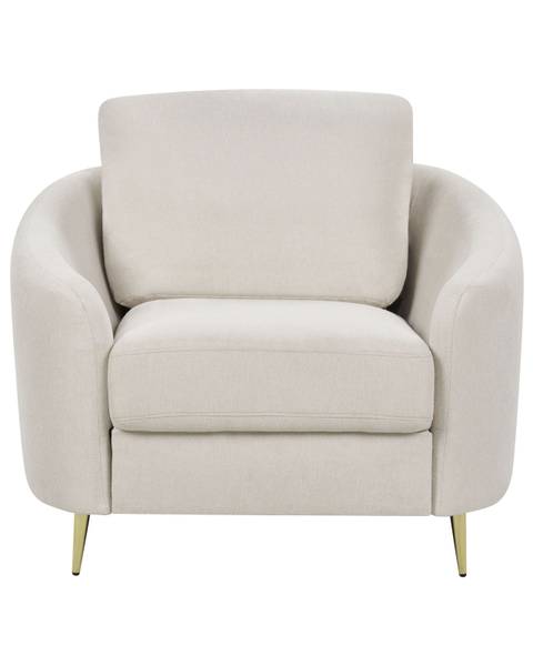 Sessel TROSA Beige - Gold - Bambus - 100 x 88 x 86 cm