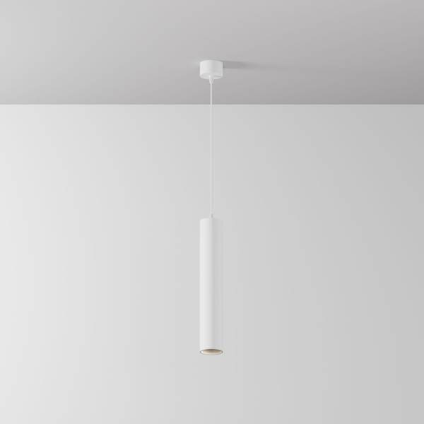 Suspension Focus LED Blanc - Aluminium - 6 x 30 x 6 cm