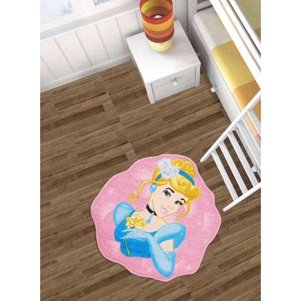 Tapis DISNEY Rose foncé - Matière plastique - 67 x 1 x 67 cm
