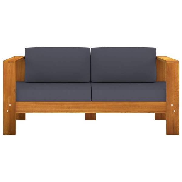 Garten-Lounge-Set 3006534-7 (8-teilig) Grau - Akazie - 60 x 25 x 100 cm