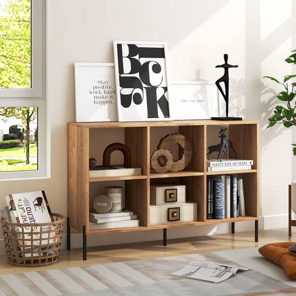 Bücherregal CB10456 Braun - Holzwerkstoff - 35 x 80 x 120 cm