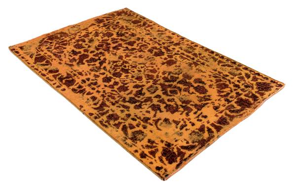 Vloerkleed Vintage Royal XXXIV oranje - wol - 94 x 1 x 137 cm