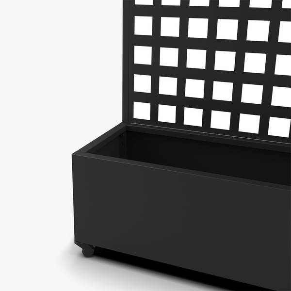 Cloison Toma Noir - Acier - 82 x 190 x 38 cm