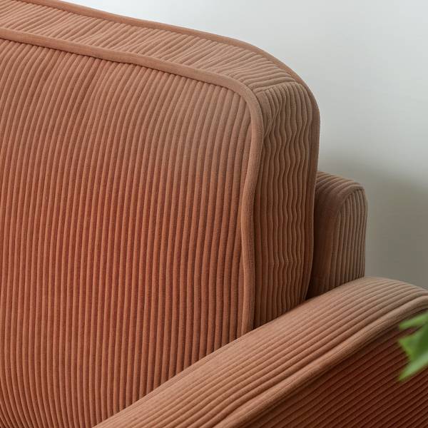 2 Sitzer Sofa 83B-130V00PK Orange - Cord - 63 x 79 x 117 cm