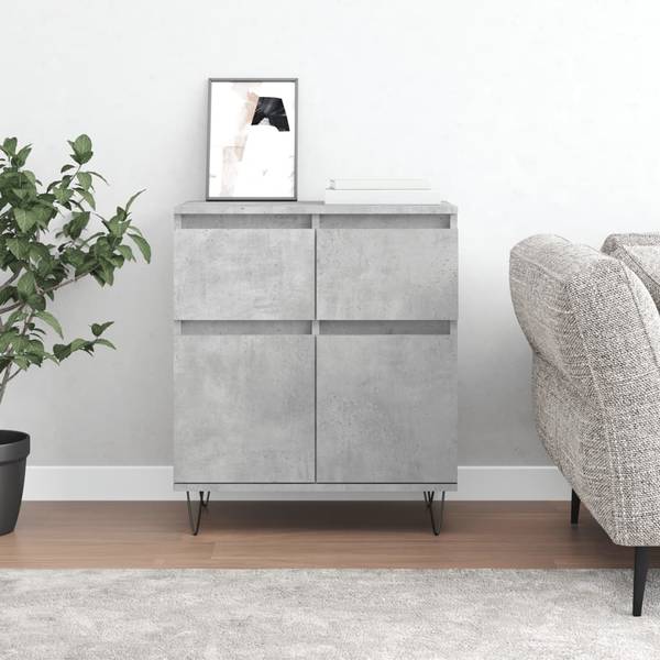 Sideboard F35524 Grau - Holzwerkstoff - 60 x 70 x 35 cm