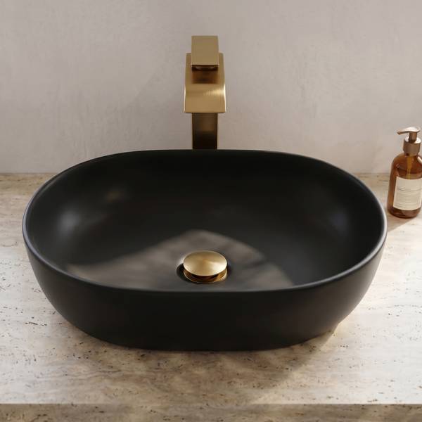 Aufsatzwaschbecken ELIPSE 9319 Schwarz